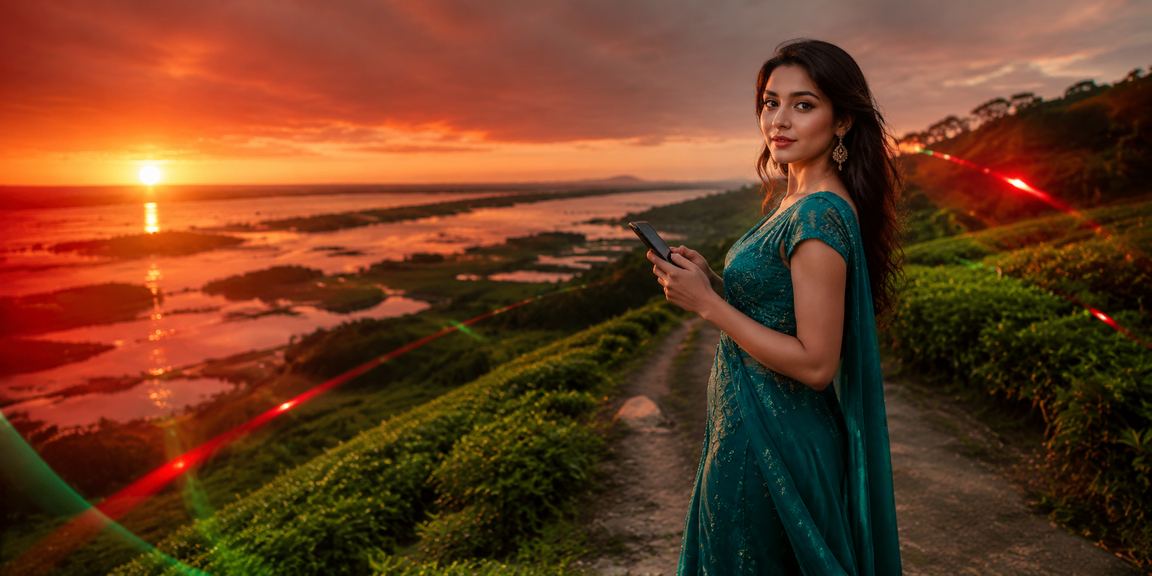 টাঙ্গুয়ার হাওরে hd4hub মোবাইল অ্যাপ ব্যবহারকারী